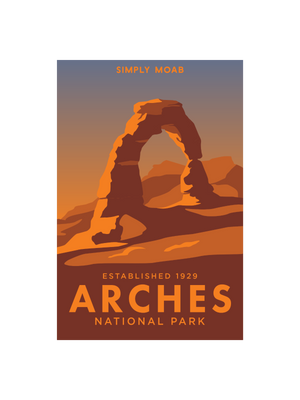 Arches Poster Magnet