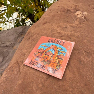 Arches Dirt Scenic Magnet
