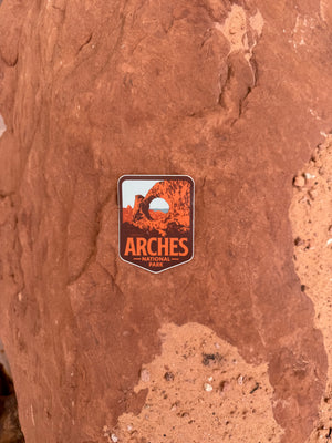 Arches Window Sticker