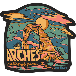 Arches Ray Sticker