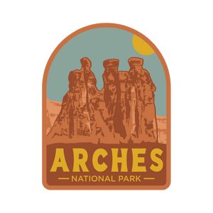 Arches Red Rock Sticker