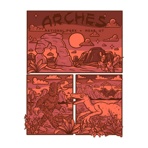 Arches Yeti Raptor Shirt