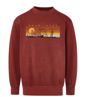 Moab Utah Crew Neck Coastal Color Desert Crewneck
