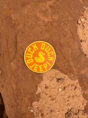 Duck Duck Jeep Sticker