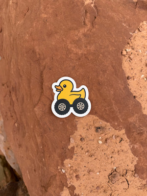 Duck Jeep Wheels Sticker
