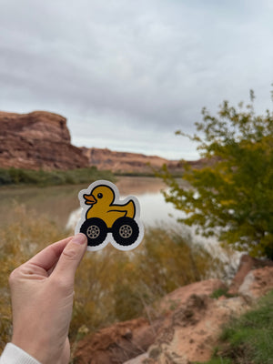 Duck Jeep Wheels Sticker