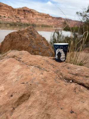 Etched Siren Shot Glass