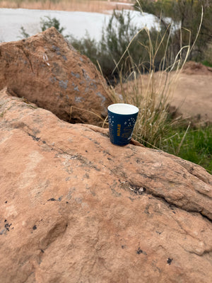 Etched Siren Shot Glass