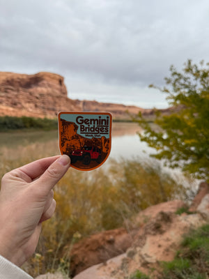 Gemini Bridges Jeep Sticker