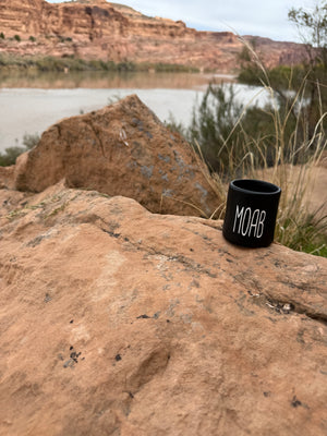 Handmade Black Shot Glass
