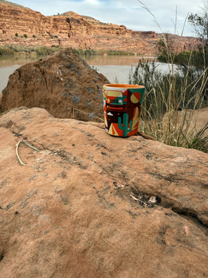 Prismatic Moab Ceramic Shot Glass