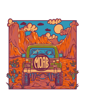 Howel Moab Jeep Sticker