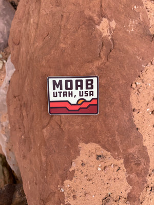 Moab Hat Patch Sticker