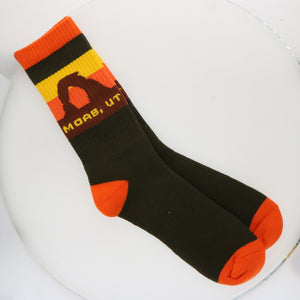 Moab Arches Dark Green Sock