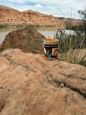 Prismatic Moab Ceramic Shot Glass