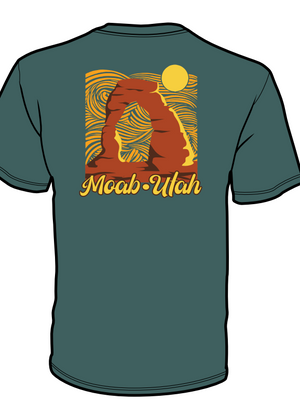 Swirling Water Dive Adult T-Shirt