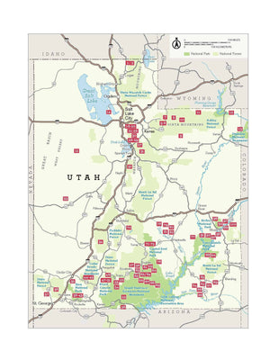 100 Classic Hikes: Utah Book