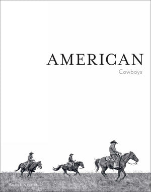 American Cowboys book by ACC Publishing, white front cover with three cowboys on horseback