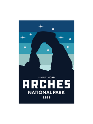 Arches Night Magnet