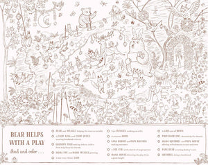 Brown Bear Wood: A Search-and-Find Coloring Book: Over 100