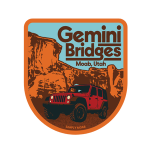 Gemini Bridges Jeep Sticker