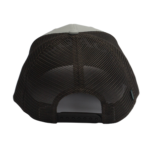 Legacy Alpine Mid-Pro Snapback Hat showing the black mesh back and snap closure