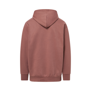 MV Sport Comfort Fleece Mocha Hood, back view of the dusty rose hoodie