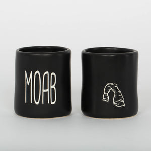 Handmade Black Shot Glass
