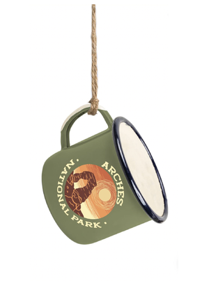 Mini Camper Arches Mug Ornament