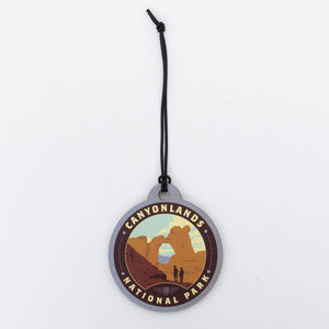 Canyonlands Circle Cloud Wooden Ornament